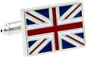 img 3 attached to BadmenHome Мужские запонки Union British