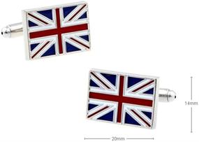 img 2 attached to BadmenHome Мужские запонки Union British