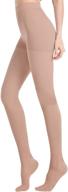 dccdu medical compression pantyhose: relieve swelling, edema & 🩺 varicose veins with 20-30 mmhg support for women & men логотип