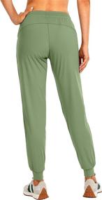 img 1 attached to Stylish Tapered Women's Joggers with Zipper Pockets - Ideal for Lounge, Jogging & Running