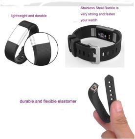 img 1 attached to PINHEN-совместимый ремешок для зарядки Fitbit