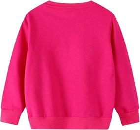 img 2 attached to HILEELANG Girls' Winter Sweatshirts - Pullover Crewneck, Long Sleeve Tops Shirts