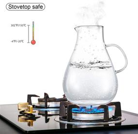 img 1 attached to Stainless Resistant Borosilicate Cleaning Temperature Kitchen & Dining and Coffee, Tea & Espresso