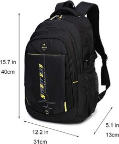 img 2 attached to Goldwheat Backpacks Student Bookbag Shoulder Backpacks