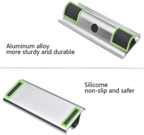 img 1 attached to Streamline Your Workspace with a Sturdy Tablet Stand Holder featuring Cable Storage