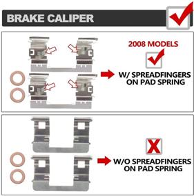 img 3 attached to 🚗 Сборка переднего левого тормозного суппорта A-Premium для Cadillac Escalade, Chevy Avalanche, Tahoe, GMC Savana, Sierra 1500, Yukon 2008-2019