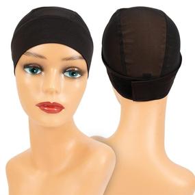 img 3 attached to PCS Headband Wig Cap Adjustable