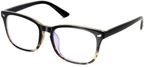 img 4 attached to GEKKALE Blocking Eyestrain Lightweight Eyeglasses