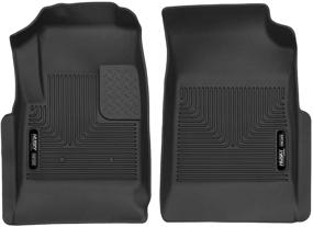 img 4 attached to 🚗 Husky Liners 53121 X-act Contour Передние коврики для пола для Chevrolet Colorado & GMC Canyon 2015-20 - Черный