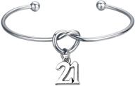 🎉 choroy 21st birthday bracelet - ideal 21st gift for her, finally turning 21 bracelet (21st bracelet) logo