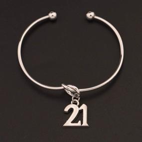 img 3 attached to 🎉 CHOROY 21st Birthday Bracelet - Ideal 21st Gift for Her, Finally Turning 21 Bracelet (21st Bracelet)