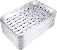 🍽️ yesland 30-pack disposable aluminum foil pans - 13.4 x 9 x 1.1 inch food containers, aluminum sheet pans for cooking, baking, heating, storing, meal prep, takeout logo