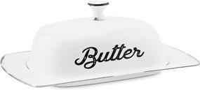 img 4 attached to Charming AuldHome Farmhouse Butter Vintage Enamelware Collection: Timeless Rustic Delight for Your Kitchen