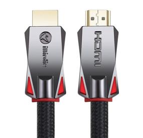 img 4 attached to 🔌 High Performance 4K HDR HDMI Cable 6 Feet - 18Gbps 120Hz, 60Hz - 1440p 144Hz - Apple TV, PS4, Xbox One Compatible