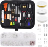 ✨ complete jewelry making supplies kit with essential tools - fortomorrow jewelry wires, findings set for repairs, beading, bracelets, earrings, diy handmade logo