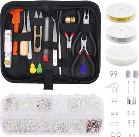 img 4 attached to ✨ Complete Jewelry Making Supplies Kit with Essential Tools - ForTomorrow Jewelry Wires, Findings Set for Repairs, Beading, Bracelets, Earrings, DIY Handmade
