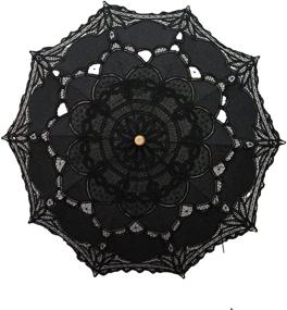 img 2 attached to 🌂 Exquisite Handmade Parasol Umbrella for Elegant Wedding Bridal Affairs