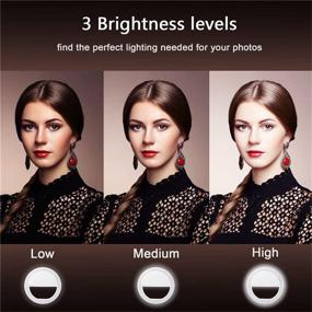 img 2 attached to Selfie Light Battery Rechargeable Smart Cell Phones & Accessories