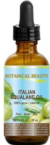 img 4 attached to SQUALANE Italian Olive: 100% Pure, Natural, and Undiluted Oil for Ultimate Skincare. 1 fl. oz - 30ml. Moisturize Face, Body & Hair with 100% Ultra-Pure Hydration. Trustworthy 24/7 Protection by Botanical Beauty.