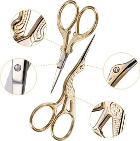 img 2 attached to 🧵 Versatile Stainless Embroidery Scissors for Dressmaking and Sewing Activities