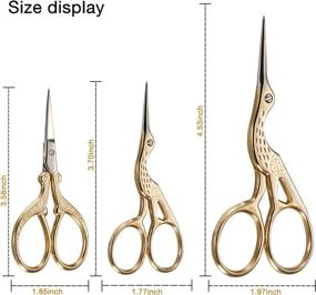 img 3 attached to 🧵 Versatile Stainless Embroidery Scissors for Dressmaking and Sewing Activities