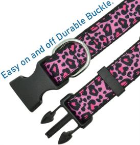 img 1 attached to DWOOFG Durable Leopard Adjustable Polyester