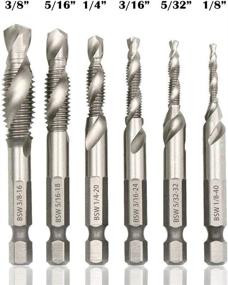 img 3 attached to 🛠️ Top-notch Drilling Combo: Deburr & Countersink by Bestgle