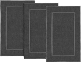 img 4 attached to Enhance Your Bathroom Experience with Simpli-Magic 79180 Bath Set: Gray 3 Pack Bath Mats