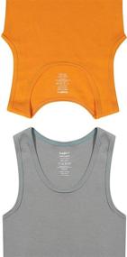 img 1 attached to Pack of 6 Buyless Fashion Boys Soft Cotton Scoop Neck Tagless Tank Tops - Undershirts