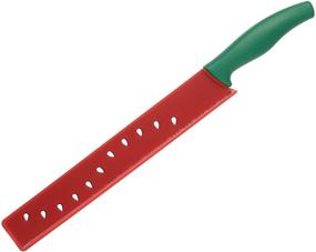 img 4 attached to 🍉 Kuhn Rikon Melon Knife - Red/Green, Best for Precise Melon Cutting