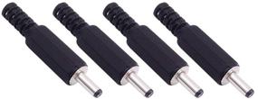 img 3 attached to Fancasee (4 Pack): 3.5mm x 1.35mm DC Power Male Plug Solder Type Connector Set for Power Cable Repair