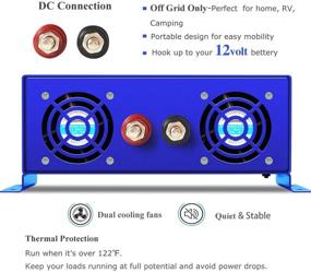 img 3 attached to ⚡️ XYZ INVT 1500W Power Inverter - High-Quality Pure Sine Wave Inverter for Car RV Truck Boat!