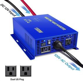 img 1 attached to ⚡️ XYZ INVT 1500W Power Inverter - High-Quality Pure Sine Wave Inverter for Car RV Truck Boat!