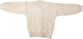 img 1 attached to 🧥 Cosy and Stylish Aran Lumber Cardigan Sweater for Boys - Perfect Addition to Any Child's Wardrobe