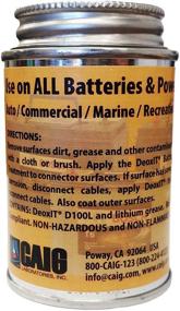 img 3 attached to Caig DeoxIT Battery Cleaner & Protectant with Brush Lid, 118g – CL-BCP-04: Enhance Your Battery’s Performance and Ensure Longevity
