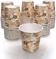 paper cups coffee tea water logo