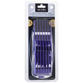 img 2 attached to Andis Master Dual Magnet Small 5-Comb Set и Large 4-Comb Set с BeauWis Blade Brush: Идеальный набор для профессионального ухода