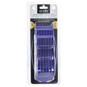 img 3 attached to Andis Master Dual Magnet Small 5-Comb Set и Large 4-Comb Set с BeauWis Blade Brush: Идеальный набор для профессионального ухода