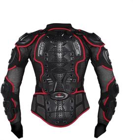 img 1 attached to 🏍️ HEROBIKER Motorcycle Full Body Armor Jacket with Spine and Chest Protection for Motocross Races - 2 Stylish Options Available