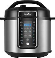 comfee’ 6 quart pressure cooker 12-in-1: ultimate multi-functional one touch kick-start appliance with slow cooker, rice cooker, steamer, and more! логотип