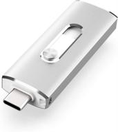 💾 vansuny 256gb usb c flash drive - super speed solid state usb drive (256g, silver) - dual drive usb type c thumb drive 350mb/s usb 3.1 логотип