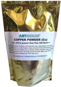 img 4 attached to ArtMolds High-Grade Copper Powder: Effortless Cold Casting with Polyurethane Resin for Stunning Sculptures, Home & Office Decor - 1lb/350 Mesh