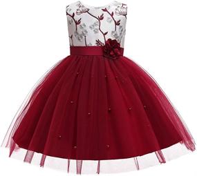 img 4 attached to COMISARA Dresses Communion Occasion Christmas Girls' Clothing