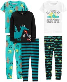 img 4 attached to Carters Transportation Elephant Boys' Sleepwear & Robes - Simplified Joys for Easy Play