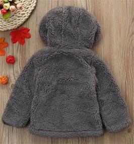 img 2 attached to 🧥 EGELEXY Kids Bear Style Hood Fleece Coat: Winter Autumn Outwear for Boys and Girls