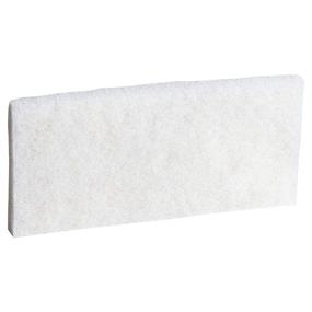 img 4 attached to 3M Doodlebug Utility Pad: White, 5 Pads/Box, 4 🧽 Boxes/Case, Buffs and Cleans Glass, Ceramic Tile, Fiberglass, Floors, Swimming Pools