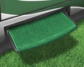 img 1 attached to Prest-O-Fit Wraparound+Plus Radius Green: 22 in. Wide RV/Camper Step Carpet Upgrade