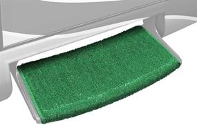 img 2 attached to Prest-O-Fit Wraparound+Plus Radius Green: 22 in. Wide RV/Camper Step Carpet Upgrade