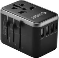 ⚡️ unidapt 61w gan type-c charger - universal travel adapter with fast charging for macbook pro, laptops, ipad, iphone galaxy & more - worldwide plugs included logo