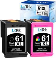 🖨️ lxtek remanufactured hp 61xl 61 xl ink cartridge replacement - high yield (1 black, 1 tri-color, 2 pack) for envy 4500 5530 5535, deskjet 2540 1010, officejet 4632 4634 logo